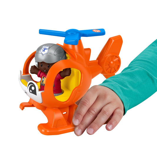 Fisher-Price Little People Hélicoptère et Figurine Pilote